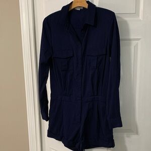 Women's Navy Utility Romper